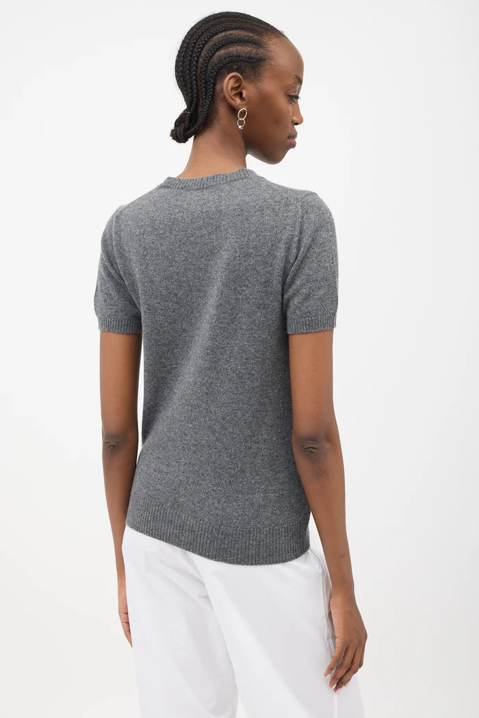 Miu Miu Cashmere Short Sleeve Sweater