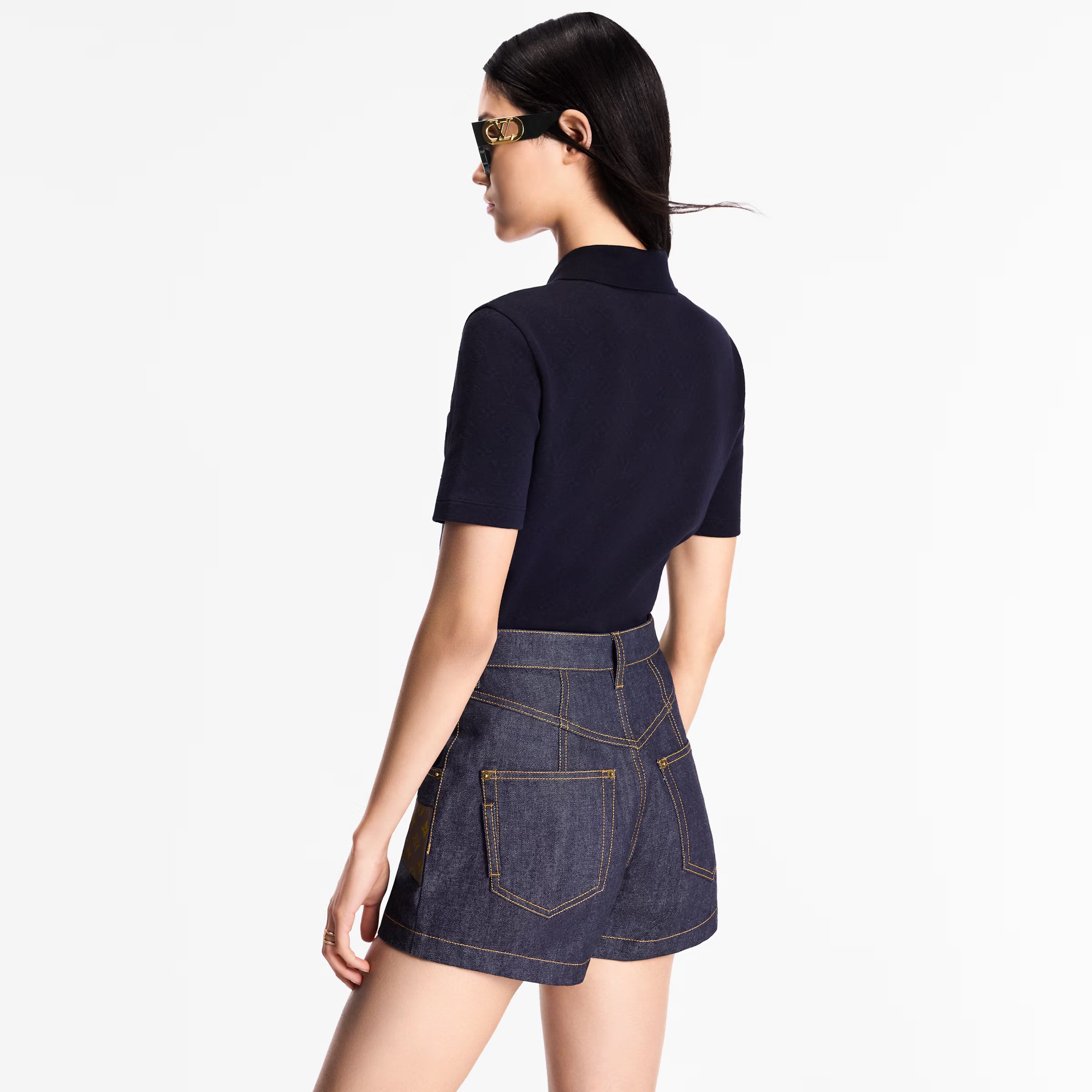 Louis Vuitton Monogram Piqué Polo Top Preloved