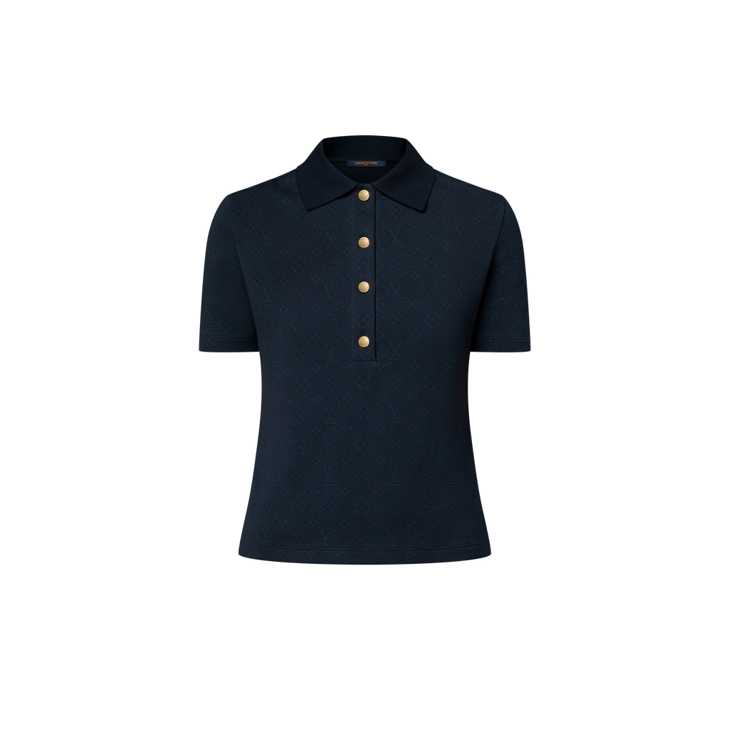 Louis Vuitton Monogram Piqué Polo Top Preloved
